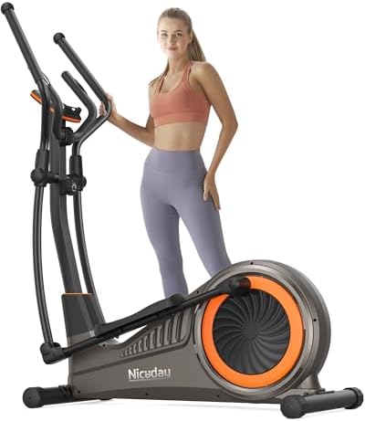Niceday Elliptical Exercise Machine with 15.5IN/16IN/20IN Stride